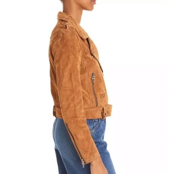 Like New Suede Moto Jacket - Picture 13 of 16